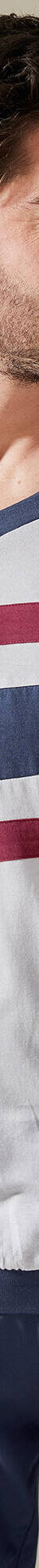 Pyjama pantalong tricolore - lot de 2 (marine / bordeaux) Pyjama pantalong tricolore - lot de 2 (marine / bordeaux)